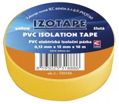 PVC izolačná páska 15/10m žltá EMOS