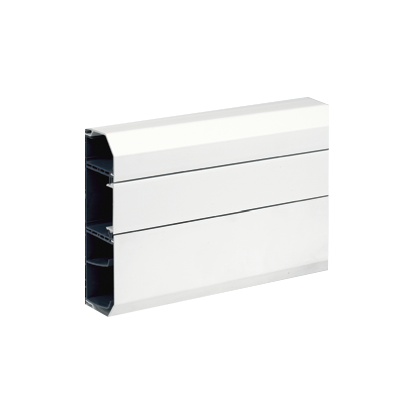 Inštalačný kanál CABLOMAX PVC 170 × 55 mm Počet otvorov: 3 čisto biely IK: IK07
