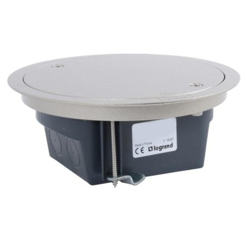 Podlahový box 2x 230V s odnímatelným nerezovým víkem, IP66, nosnost 1000 kg,  instalace do lité podlahy
