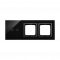 Moduly s dotykovým panelem 3 2 horizontální dotykové pole, otvor pro příslušenství Simon 54, otvor pro příslušenství Simon 54, lávová/antracit
