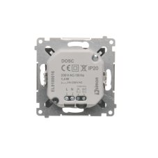 LED osvětlení s pohybovým senzorem (přístroj s krytem), 230 V / 1,23 W, barva světla teplá bílá (3100 °K), Simon 54, barva antracitová metalizovaná