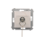 Simon Jednopólový kľúčový spínač - 2 polohy "0-I" (zariadenie s krytom) 5A 250V, na spájkovanie, biely