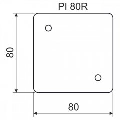 Podložka tepelně izolační PI 80 R_XX