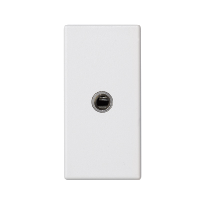 Kryt K45 Mini-jack 3,5mm 45×22,5mm čistě bílá