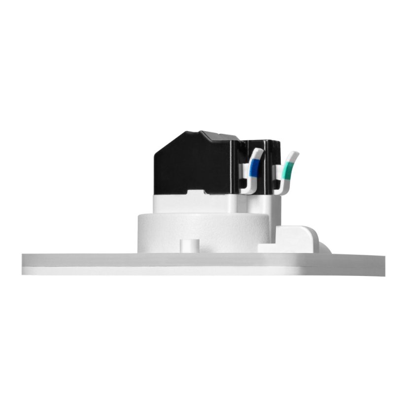 Hermeticky uzavíratelná obdélníková zásuvka 1x 230V, krytí IP55, barva bílá