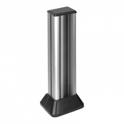 Mini inštalačné stĺpiky jednostranné ALC 336mm 4×K45 2×CIMA 2×S500 hliník