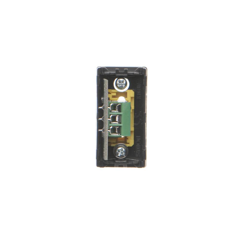 Kryt K45 2x RCA (CINCH) 45×22,5mm grafitově-šedá
