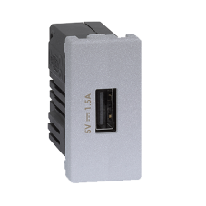 USB nabíjačka K45 USB 2.0 - A 5V DC 1,5A 45 × 22,5 mm hliník