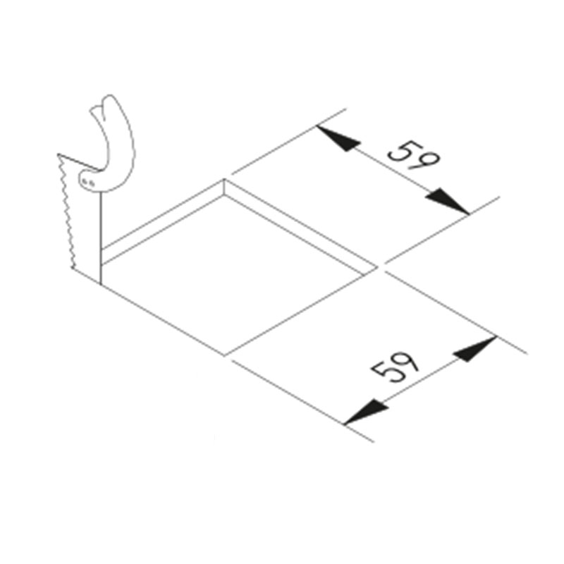 Vestavná indukční nabíječka SQUARE 10W s napájením 9V/2A, barva černá