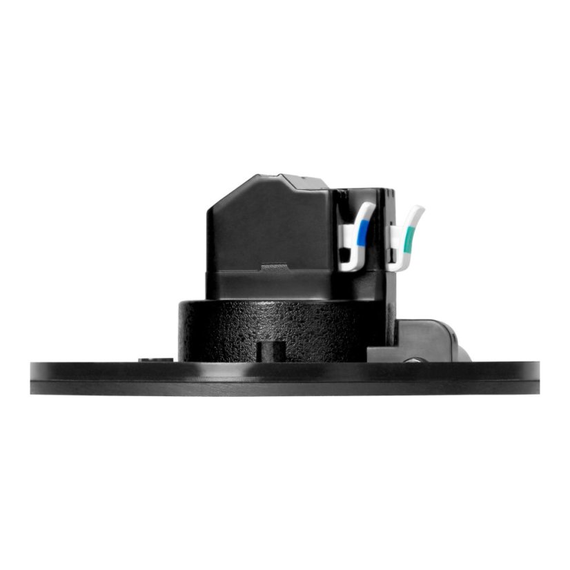 Hermeticky uzatvárateľná guľatá zásuvka 1x 230V, krytie IP55, farba čierna