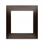 Rámček  1 - pre sadrokartónové krabice hnedá matná, metalizovaná