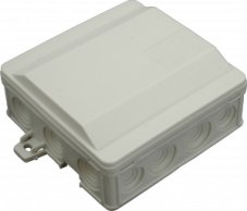 SEZ DK Box žliabok s vekom, 90x90x40 mm