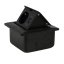 Podlahová zásuvka FLOOR BOX,  1×230 V (schuko), USB-A + USB-C PD 20 W, barva černá