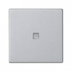 Kryt K45 s podsvietením farba: biela 45 × 45 mm hliník