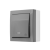 Tlačítko "světlo" s podsvětlením 10AX, odolné proti vlhkosti, barva šedá