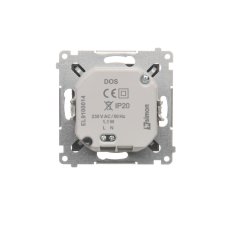 LED osvětlení (přístroj s krytem), 230 V / 0,93 W, barva světla teplá bílá (3100 °K), Simon 54, barva hnědá metalizovaná