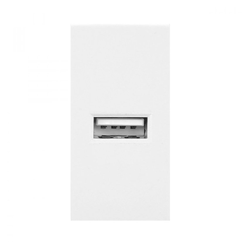 Modulárny nabíjací USB port NOEN. farba biela