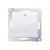 Hotelový spínač s podsvětlením (přístroj s krytem) 10A (2A) 230V, konektor klešťová svorka, bílá