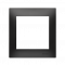 Rámček 1-násobný, čierna matná