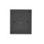 Schodišťový spínač 10AX, bez piktogramu, odolný proti vlhkosti, barva černá matná