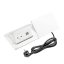 Pop-up blok INCARA 2x zásuvka 250V + 2x USB A+C nabíječka, (proti sobě), barva bílá, kabel 2m