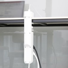 Stolní zásuvka 3x230V/16A + 2x USB-A a 1x USB-C nabíječka, vypínač,  kabel 1.5m, barva šedá