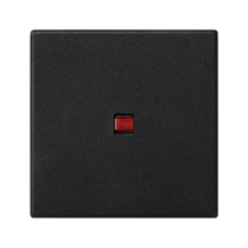 Kryt K45 s podsvietením farba: červená 45 × 45 mm grafitovo sivá