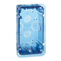 Zápustné boxy SIMON 500 1×S500 2×K45 modrá transparentná