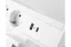 Stolní blok NICO, 3x zásuvka 230V (schuko), 2x nabíjecí USB A+C 30W, kabel 1.5m, barva bílá