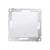 Spínač dvoupólový, řazení 2 (přístroj s krytem) 10AX 250V, bezšroubové, bílá