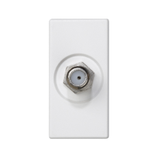 K45 SAT kryt konektora 45 × 22,5 mm čisto biely