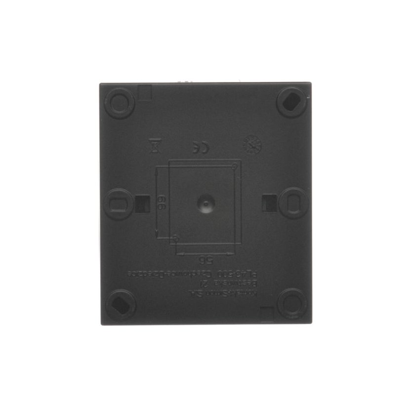 Spínač jednopólový (přístroj s krytem), IP44, řazení 1, 10 A / 250 V~, šroubové svorky, Aquaclick, barva černá matná