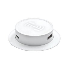 Bezdrátová výsuvná nabíječka 15W + USB A+C 20W PD, barva bílá