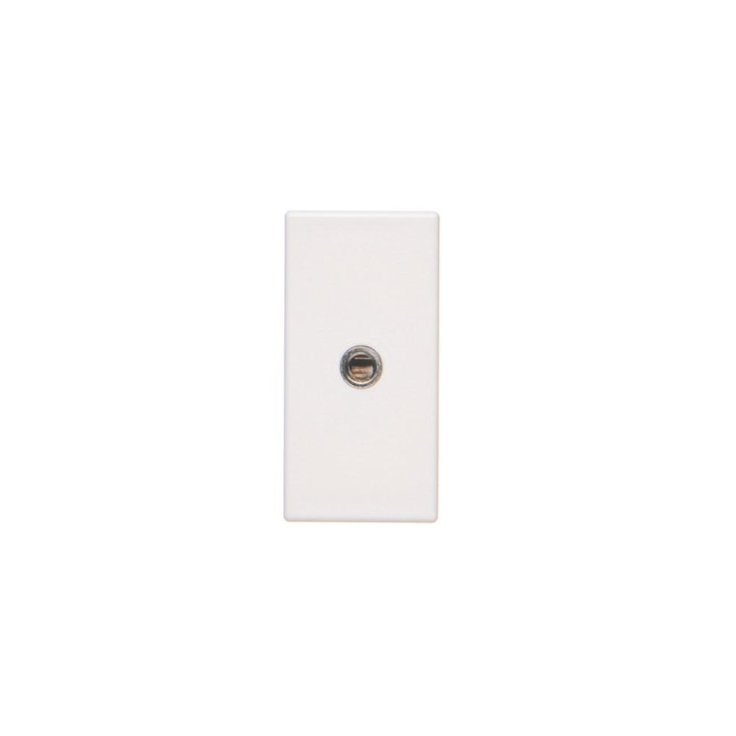 Kryt K45 Mini-jack 3,5mm 45×22,5mm čistě bílá