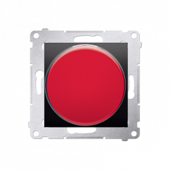 Simon LED signalizátor - červené svetlo antracit, metalizovaný