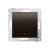 Simon Spínač 2-pólový, posun 2 (zariadenie s krytom) 10AX 250V, bez skrutiek, hnedý matný, metalizovaný