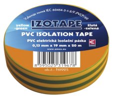 Páska izolační PVC 19/20m  zelenožlutá EMOS