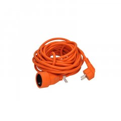 Prodlužovací kabel - spojka, 1 zásuvka, oranžová, 10m