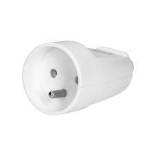 Zásuvka priama s uzemnením, 16A, 250V, 2P + E, farba biela