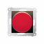 LED signalizátor - červené světlo hnědá matná, metalizovaná