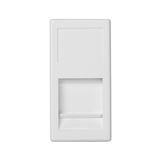Kryt dátovej zásuvky K45 PANDUIT jododod plochý s krytom 45×22,5 mm čisto biely