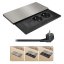 Zásuvkový blok vestavný, 2x 230V, posuvný kryt,  USB A+C 20W PD, HDMI, kabel 2 m, barva stříbrná