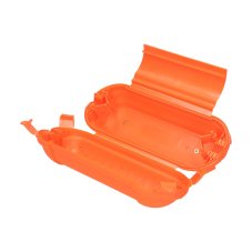 Hermeticky uzatvárateľný box pre káble, oranžový