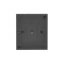 Křížový spínač s podsvětlením 10AX, odolný proti vlhkosti, barva černá matná