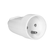 Zásuvka priama s uzemnením, 16A, 250V, 2P + E, farba biela