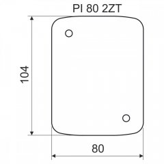 Podložka tepelně izolační PI 80 2ZT_XX