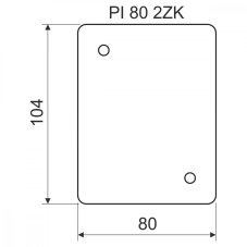Podložka tepelně izolační PI 80 2ZK_XX