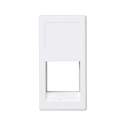 Kryt pre dátovú zásuvku K45 3M Volition OCK jednoduchý bez krytu plochý 45 × 22,5 mm čisto biely