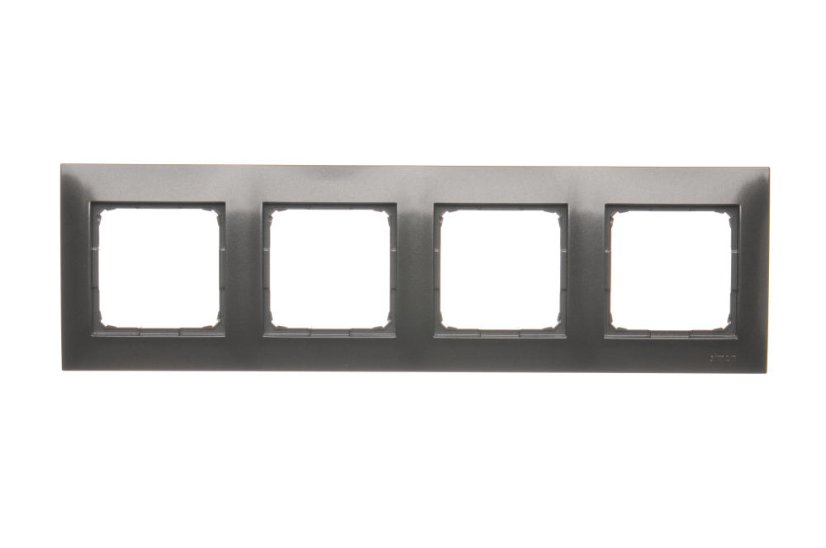 Rámček 4 - pre sadrokartónové krabice antracitová, metalizovaná