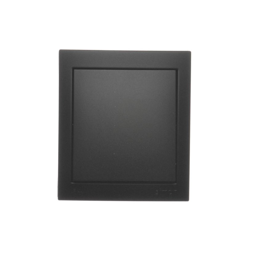 Spínač jednopólový (přístroj s krytem), IP44, řazení 1, 10 A / 250 V~, šroubové svorky, Aquaclick, barva černá matná
